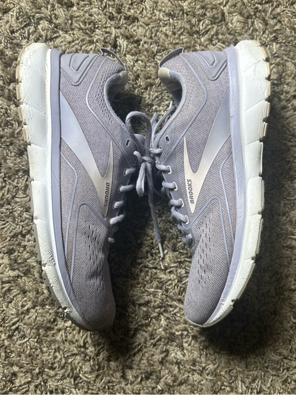 Brooks Transit 3 Lavender Lace-Up Running Sneakers size 11